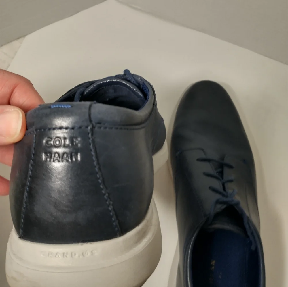 Cole Haan Grand Plus Essex Wedge Oxford,‎ Blue, Men's Size 11.5